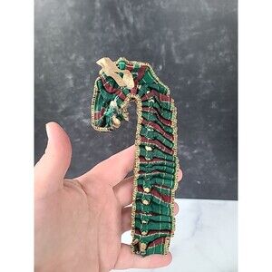 Vintage Candy Cane Christmas Ornament, USED